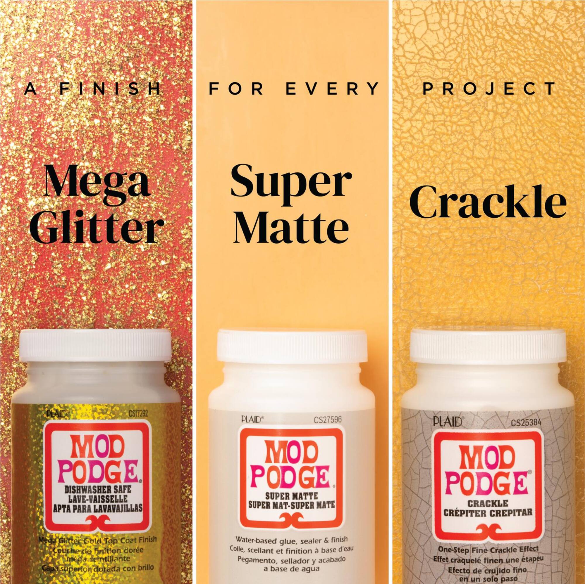 Mod Podge® 8oz. Crystal Clear Gloss Glue, Sealer & Finish